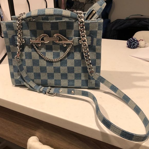 Rebecca Minkoff - Lou Top Handle Denim Crossbody - Picture 4 of 7